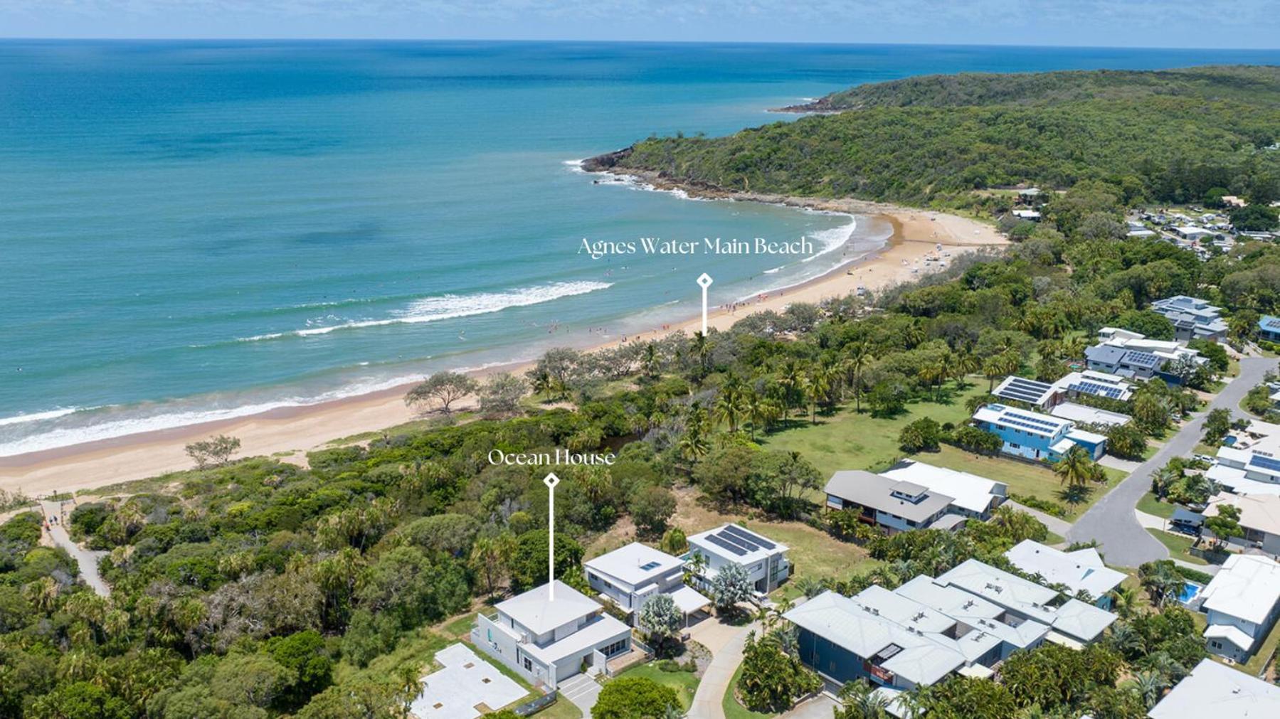 Ocean House - 4 Bedroom With Media & Private Pool - 100m To Holiday home Agnes Water